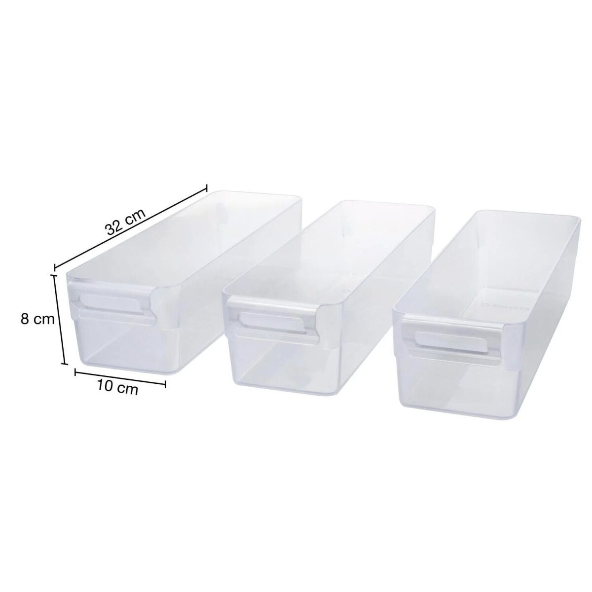 Organisateur de réfrigérateur SILVERCREST® sans couvercle PP S lot de 3