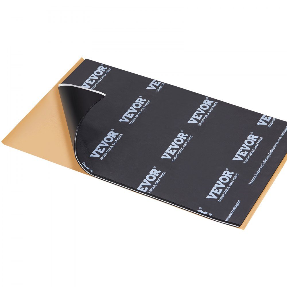 Zestaw 24 mat izolacyjnych do samochodów 2,3 m² Mata przeciw bębnieniu 247,9 x 390,9 mm Izolacja pojazdu o grubości 200 mil (5 mm) 4-warstwowa mata do izolacji akustycznej Odporna na ciepło izolacja akustyczna Izolacja akustyczna Izolacja akustyczna