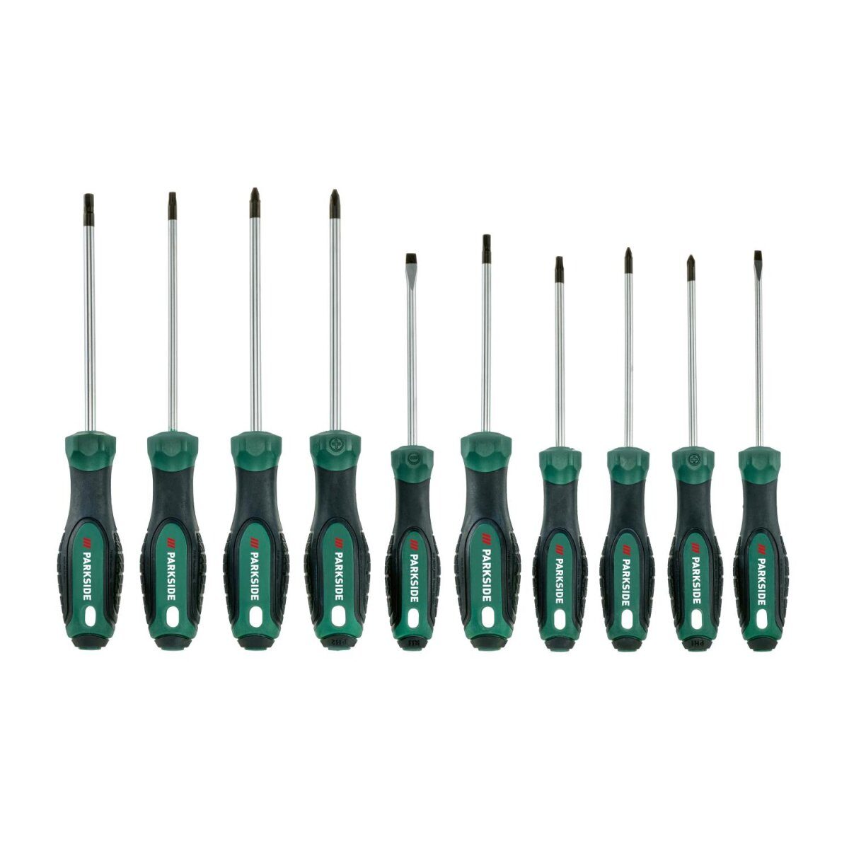 Zestaw wkrętaków PARKSIDE®, 10 sztuk / 6 sztuk (zestaw wkrętaków 10 sztuk)