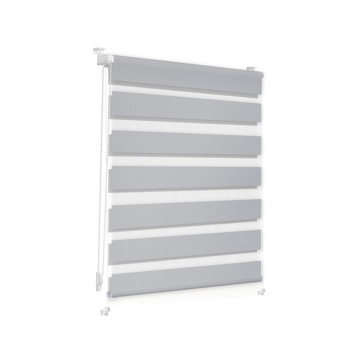 Duo-Rollo Klemmfix, ohne Bohren, gespannt, blickdicht, ab 45 x 150 cm