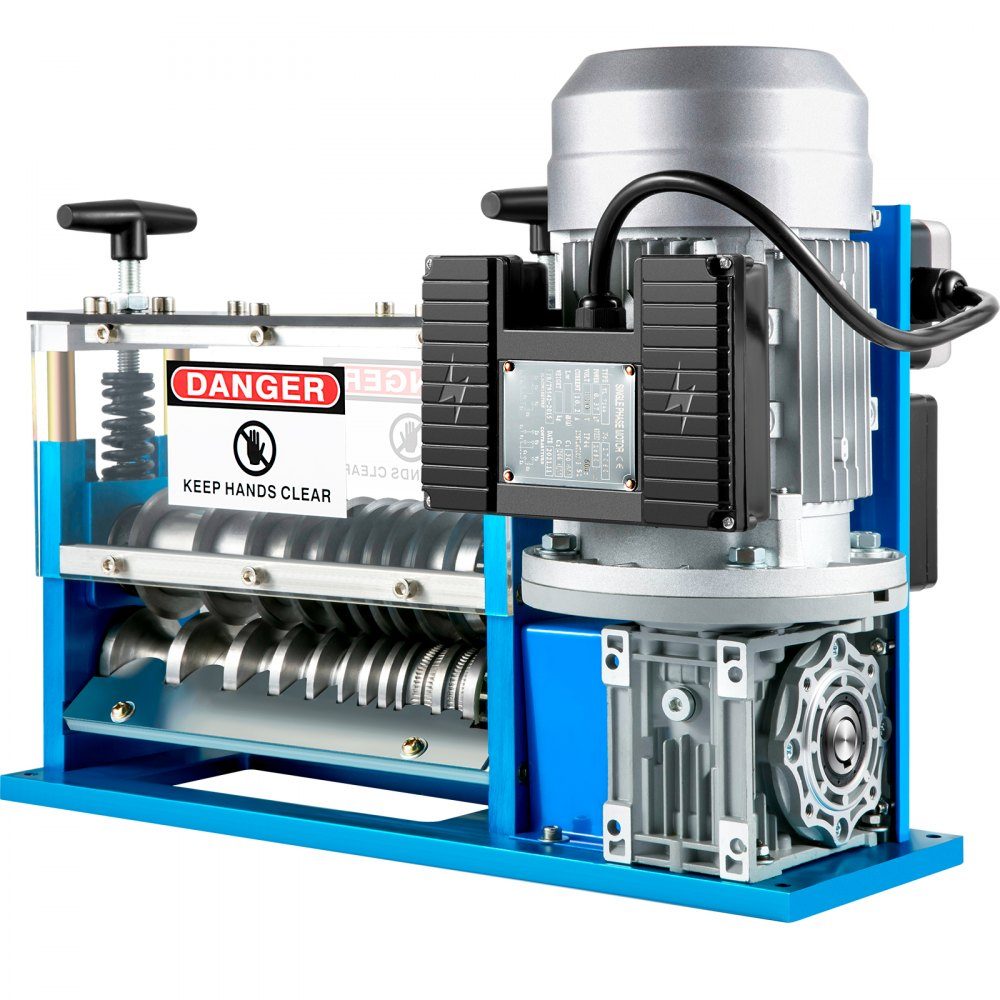 Machine à dénuder les fils électriques 370 W 1,5 mm-38 mm Machine à dénuder les câbles Outil de dénudage des câbles 11 canaux 10 lames pour le recyclage des fils de cuivre/retrait de l'isolation en plastique