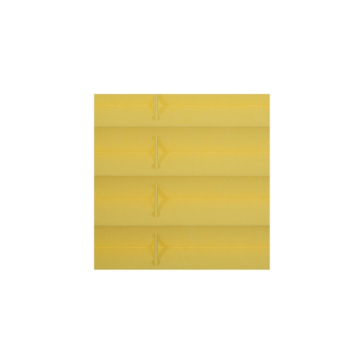 Lichtblick Store plissé Klemmfix, réglable en continu, opaque, installation sans perçage, 80 x 130 cm, jaune