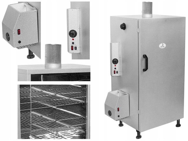 Fumoir électrique fumoir four professionnel 150l édition XXXL set