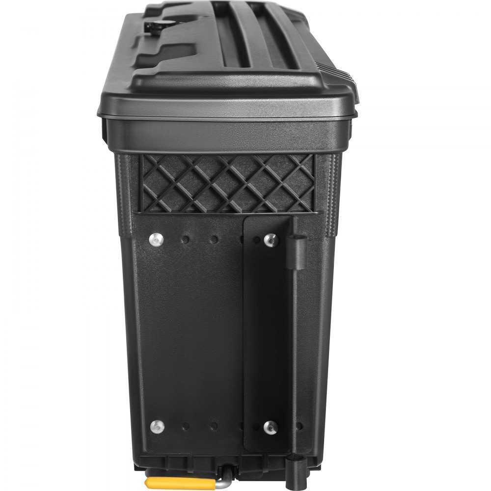 Truck Bed Storage Box Lockable Lid Waterproof ABS Wheel Arch Tool Box 25L with Password Padlock Compatible with Dodge Ram 1500 2019-2021 Passenger Side