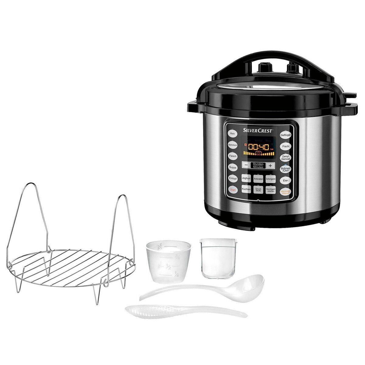 SILVERCREST® KITCHEN TOOLS Mehrtopf-Schnellkochtopf »SSM 1000 A2«, 1000 W