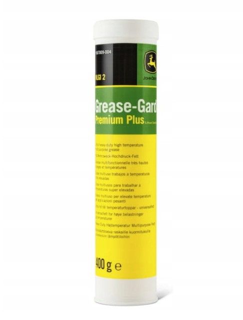 Smar plastyczny w kartuszu John Deere Grease-Gard Premium Plus 400g (VC67009X004) Smar plastyczny w kartuszu John Deere Grease-Gard Premium Plus 400g (VC67009X004)
