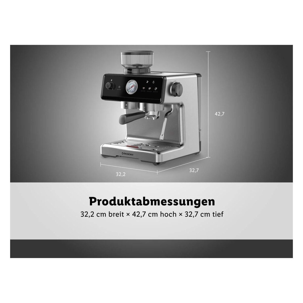 SILVERCREST® Premium-Espressomaschine »SEMST 1500 A1«
