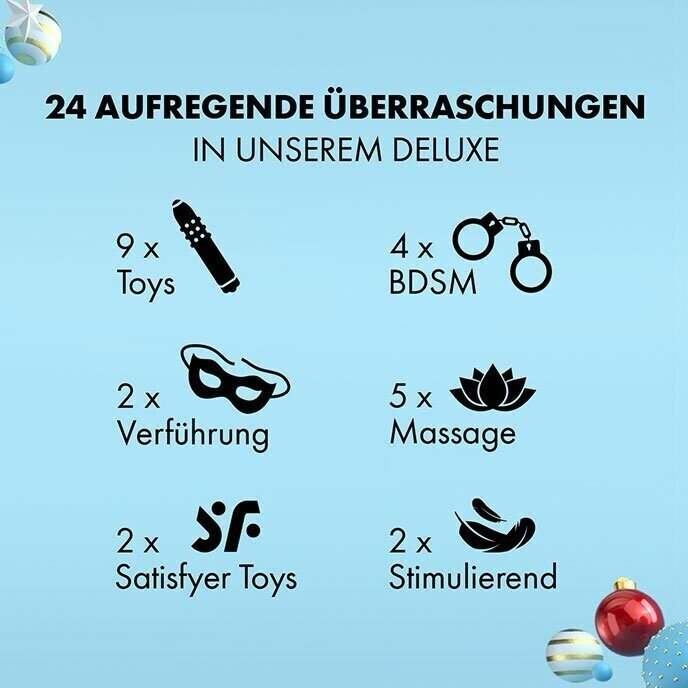 Ice DELUXE Adventskalender für Singles und Paare – 24 sinnliche Überraschungen für eine aufregende Vorweihnachtszeit