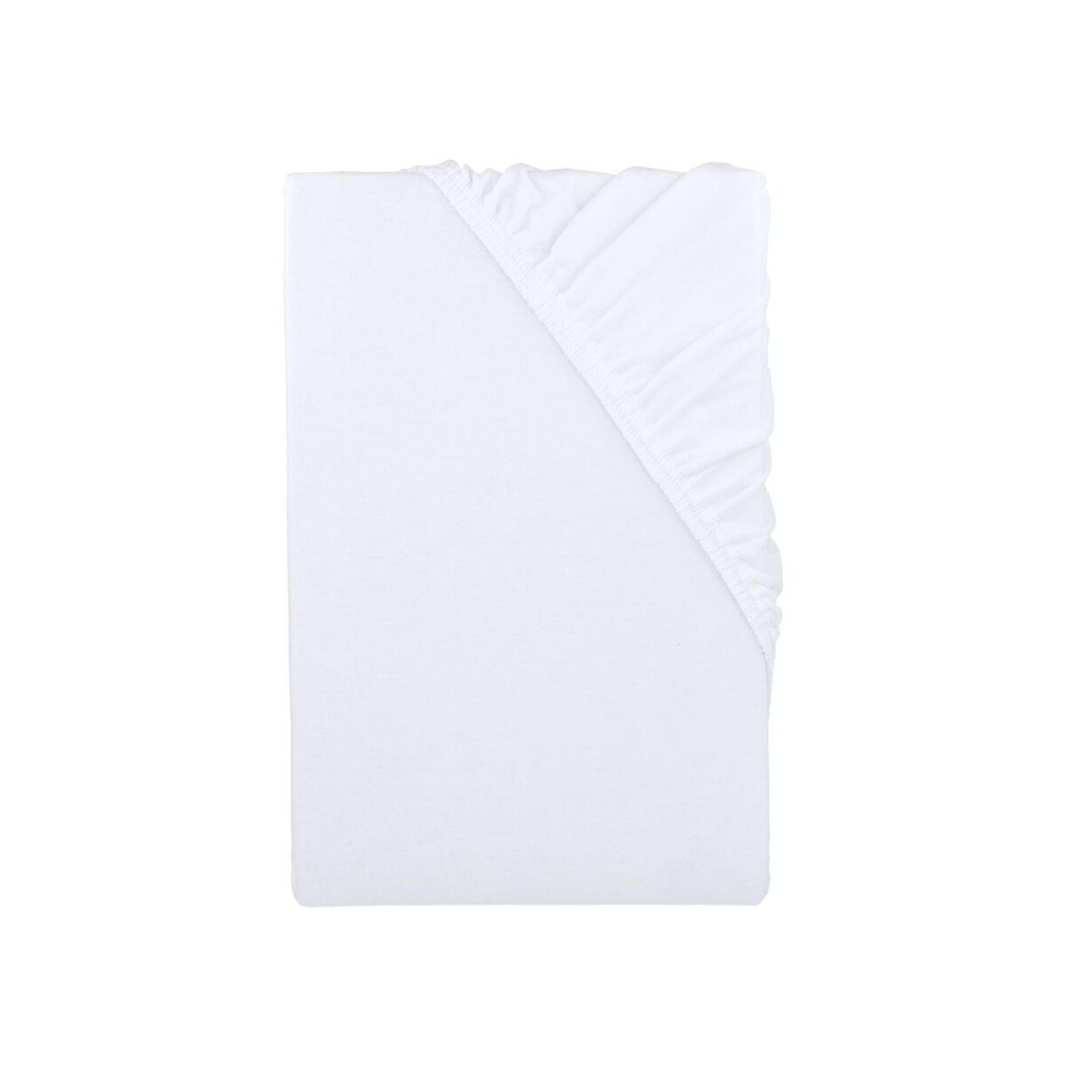 LIVARNO® Jersey-Spannbettlaken, 90-100 x 200 cm, weiß