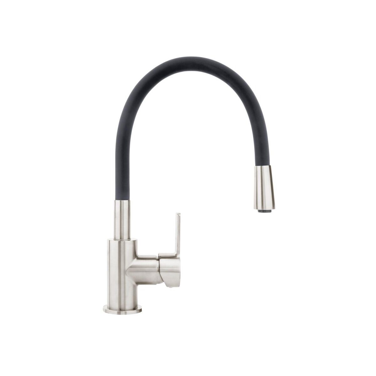 LIVARNO Home Robinet de cuisine, avec bec flexible, noir