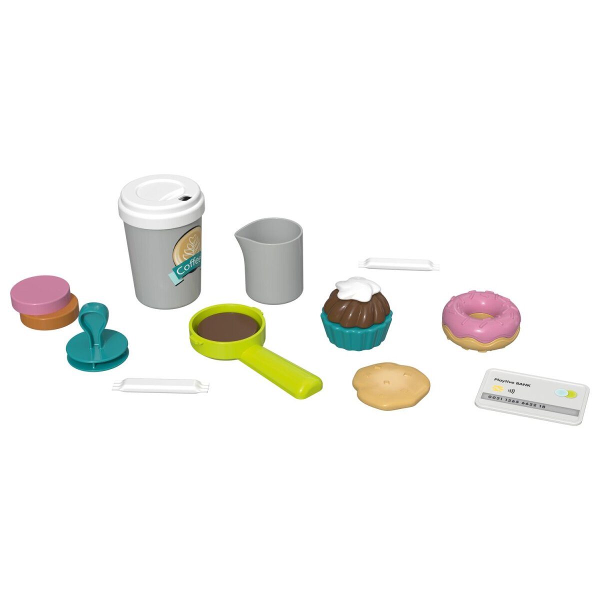 Spielerische Spielzeugkasse / Café-Shop