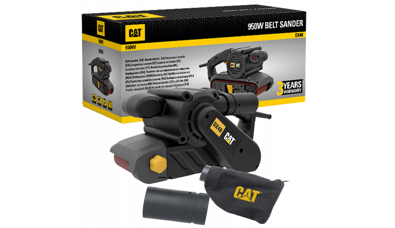 Ponceuse à bande CAT DX48 230V 950W Ponceuse à bande CAT DX48 230V 950W