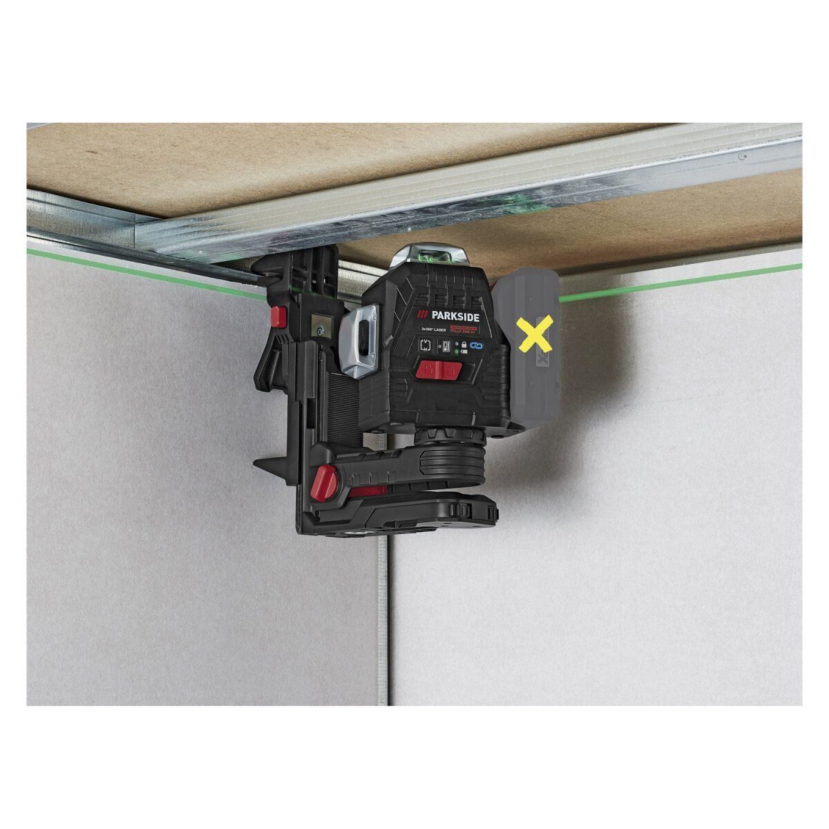 PARKSIDE PERFORMANCE® 20 V Akku-Kreuzlinienlaser »PKLLP 3360 A1«, ohne Akku und Ladegerät