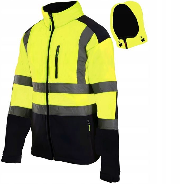 Robuste Softshell-Arbeitsjacke der Premium Edition – wasserdicht und reflektierend
