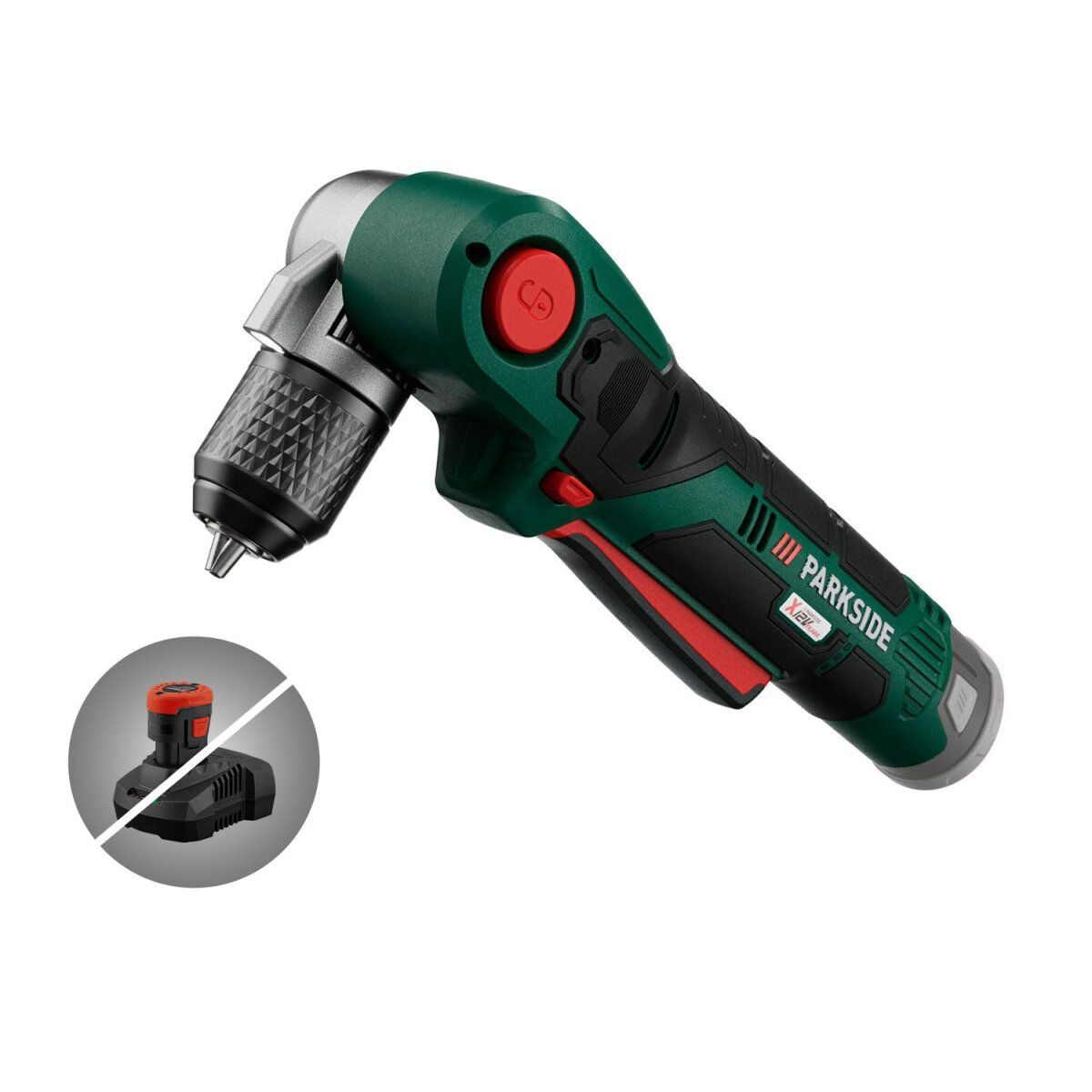 Perceuse d'angle sans fil PARKSIDE 12V PWBSA 12 A1