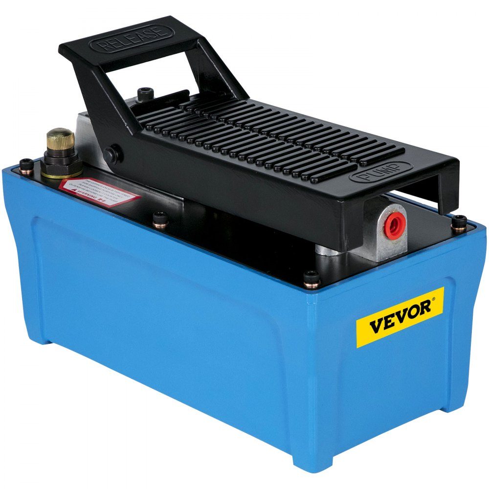 Pompe hydraulique à air 0,85 L Pompe à pied hydraulique pneumatique 8,04 kg Pompe à air hydraulique 4,54 T Pompe à pied hydraulique Pompe centrifuge Réparation de voiture Bleu