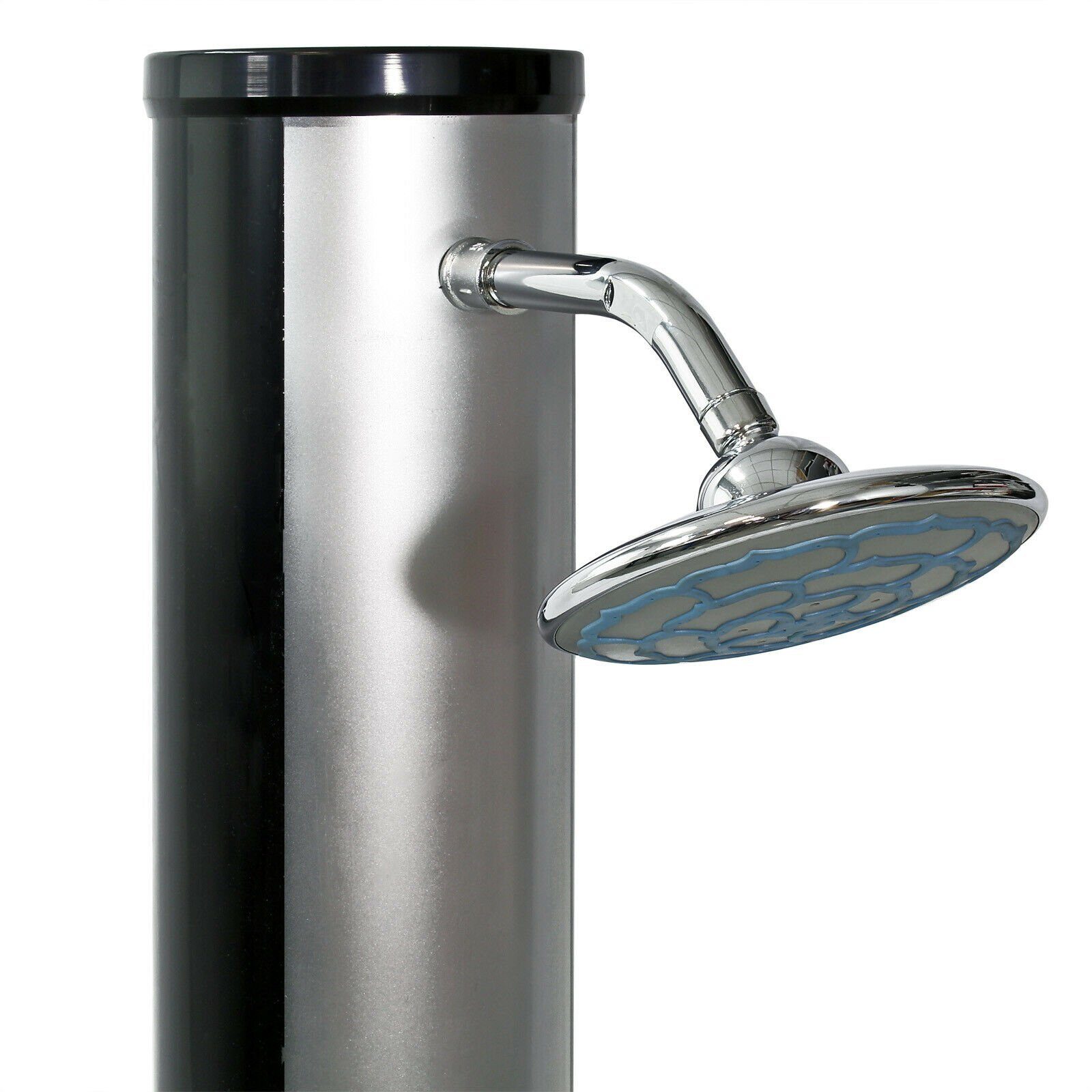 Solar Tuindouche 35L Zwart Zilver Zwembad Regendouche Camping Buiten