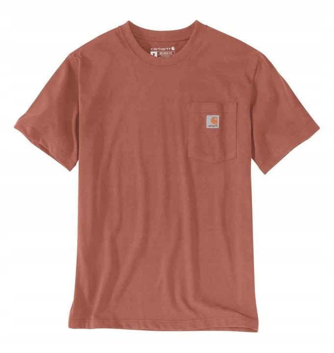 Carhartt Men's T-Shirt Workwear Work Short Sleeve Shirt Heavyweight Pocket Carbon