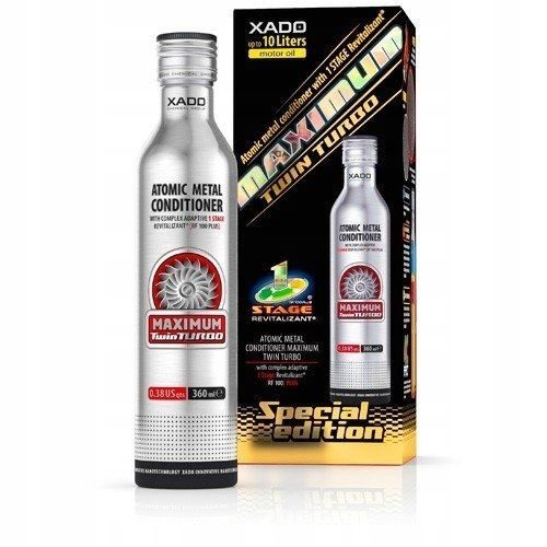 XADO MAXIMUM TWIN TURBO ÉDITION SPÉCIALE 360ML 3 composants maximum