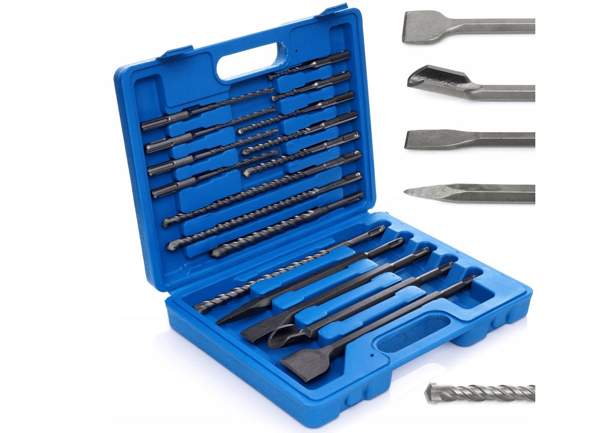 #SALE# SDS+ Bohrer- und Meißelset im Koffer