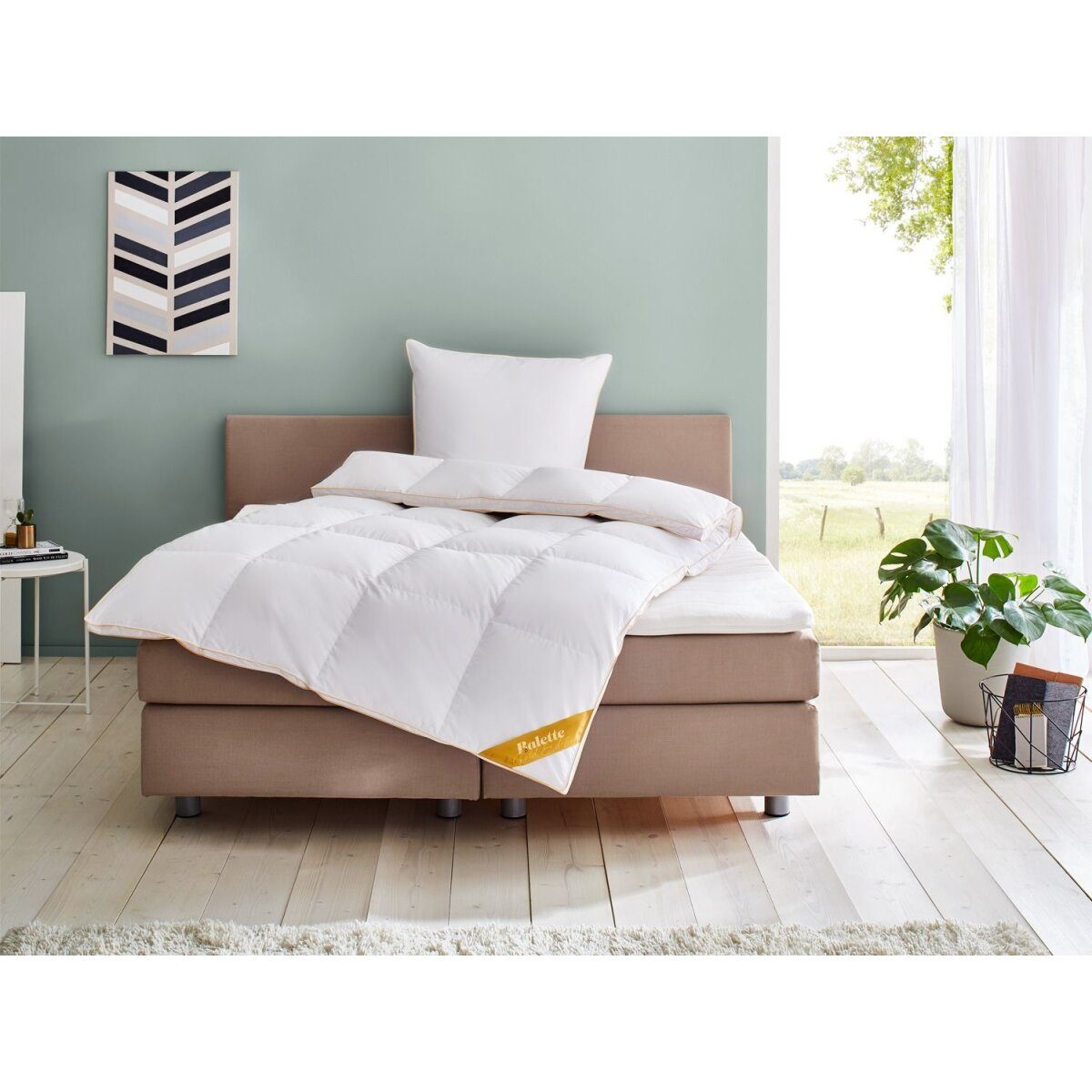 Balette deLuxe goose down cassette duvet Gold Edition extra warm (155 x 220 cm)