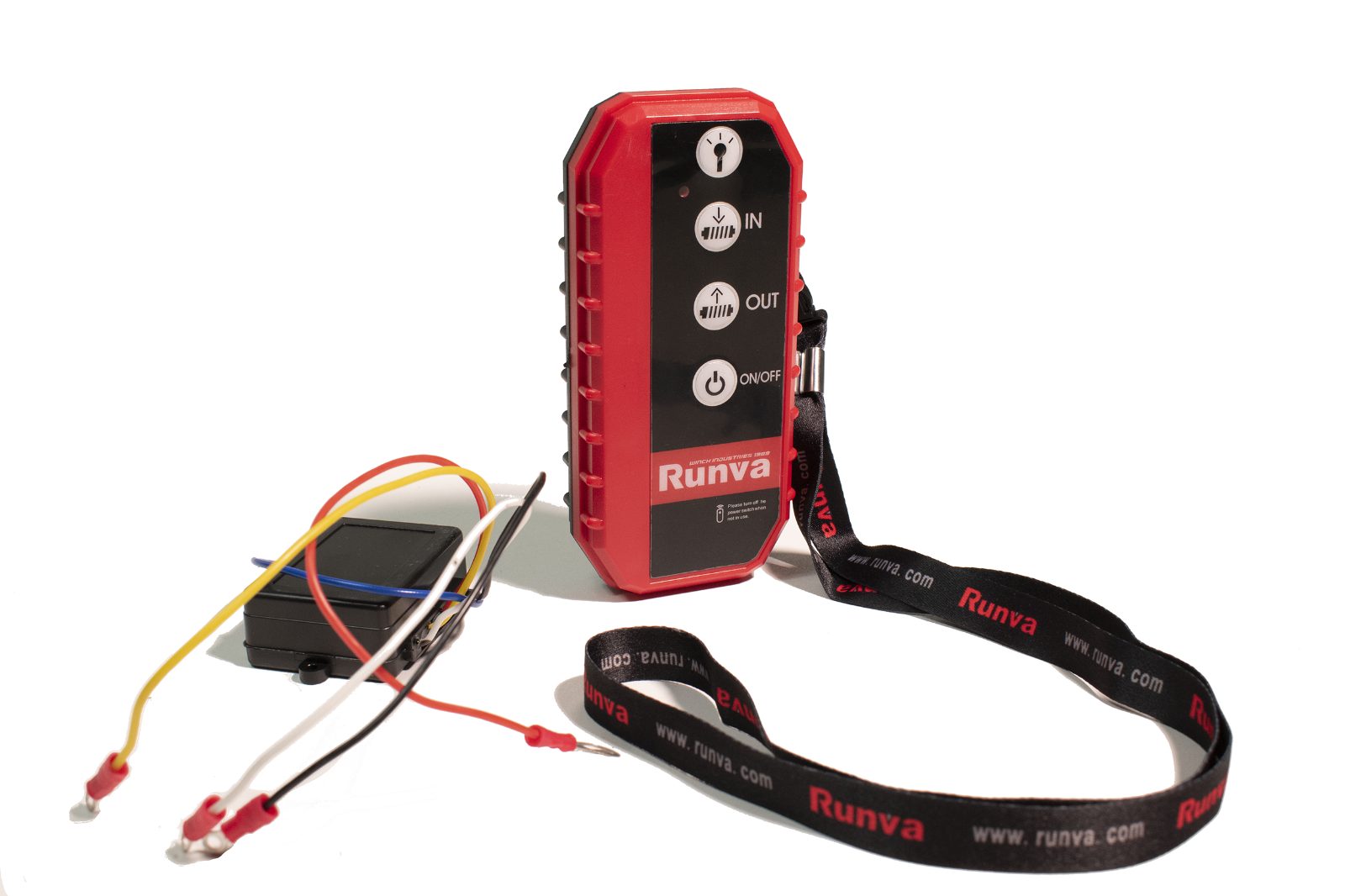 Télécommande Runva treuil à câble 12V/24V pour treuil, unité hydraulique, distributeur à commande électrique, etc.