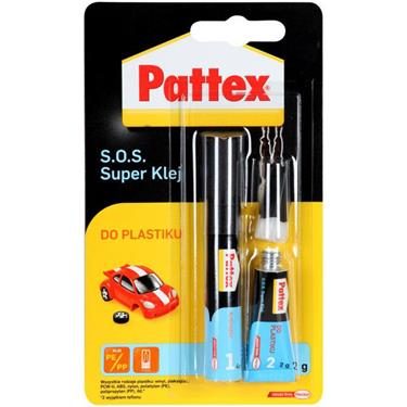 Pattex S.o.s. Secondelijm voor kunststof 4 ml + 2 G