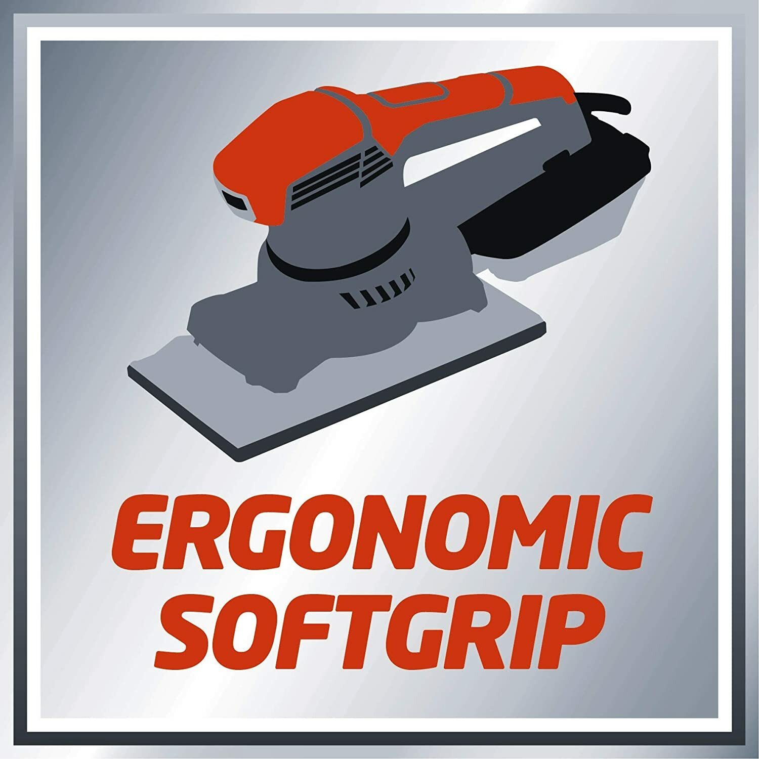 Einhell eccentric sander TE-OS 2520 E (250 W, 115x230 mm, speed control, suction adapter, Velcro sandpaper P120, case)