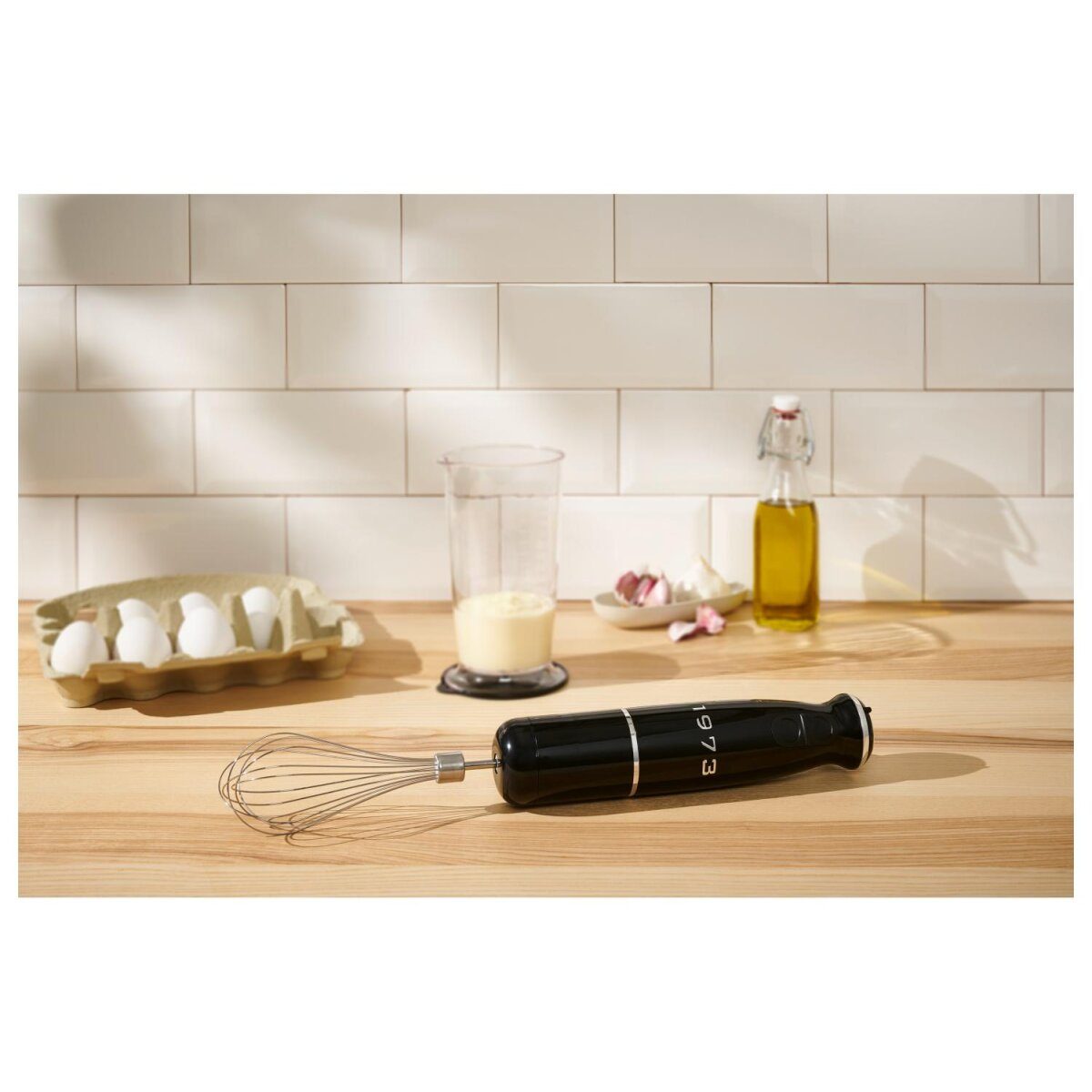 SILVERCREST® hand blender set »Retro 1973 SSMSR 600 A1« (black)