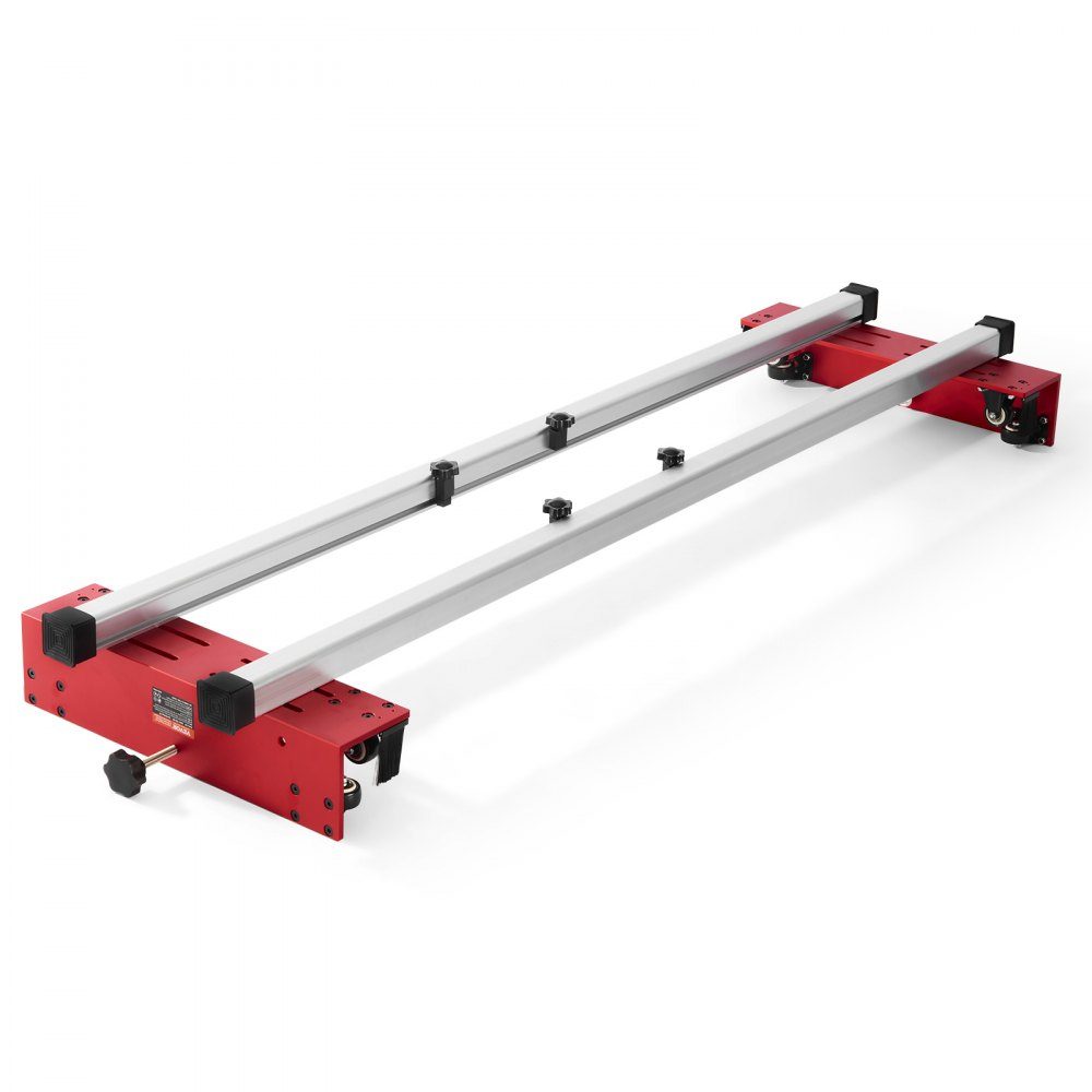 Gabarit de fraisage de visage 1525 mm, gabarit portable et facilement réglable pour lisser les panneaux, luge de fraisage pour le travail du bois, plan de coupe pour lisser le bois, bricolage