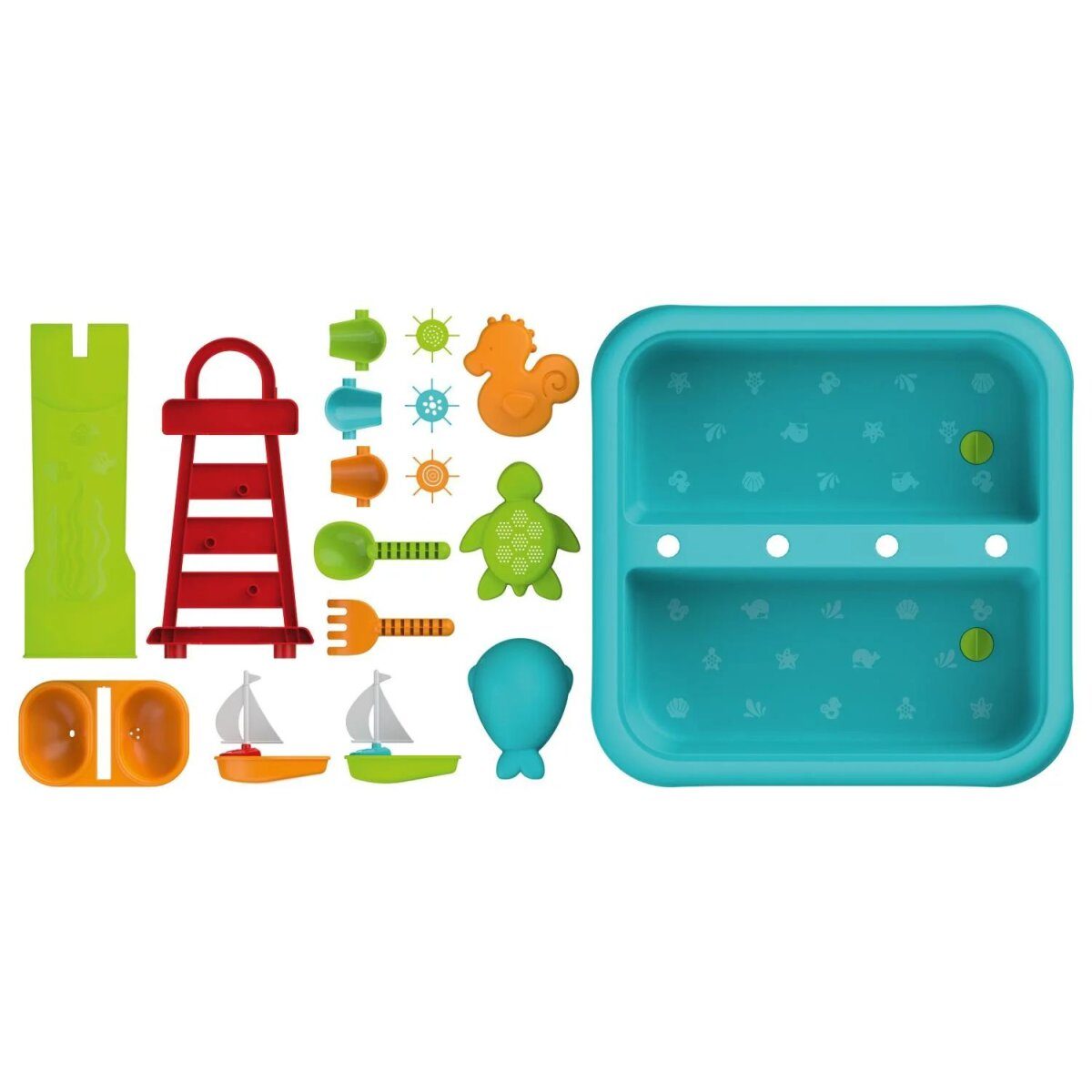 LUPILU® zand- en waterspeeltafel, 9 stuks