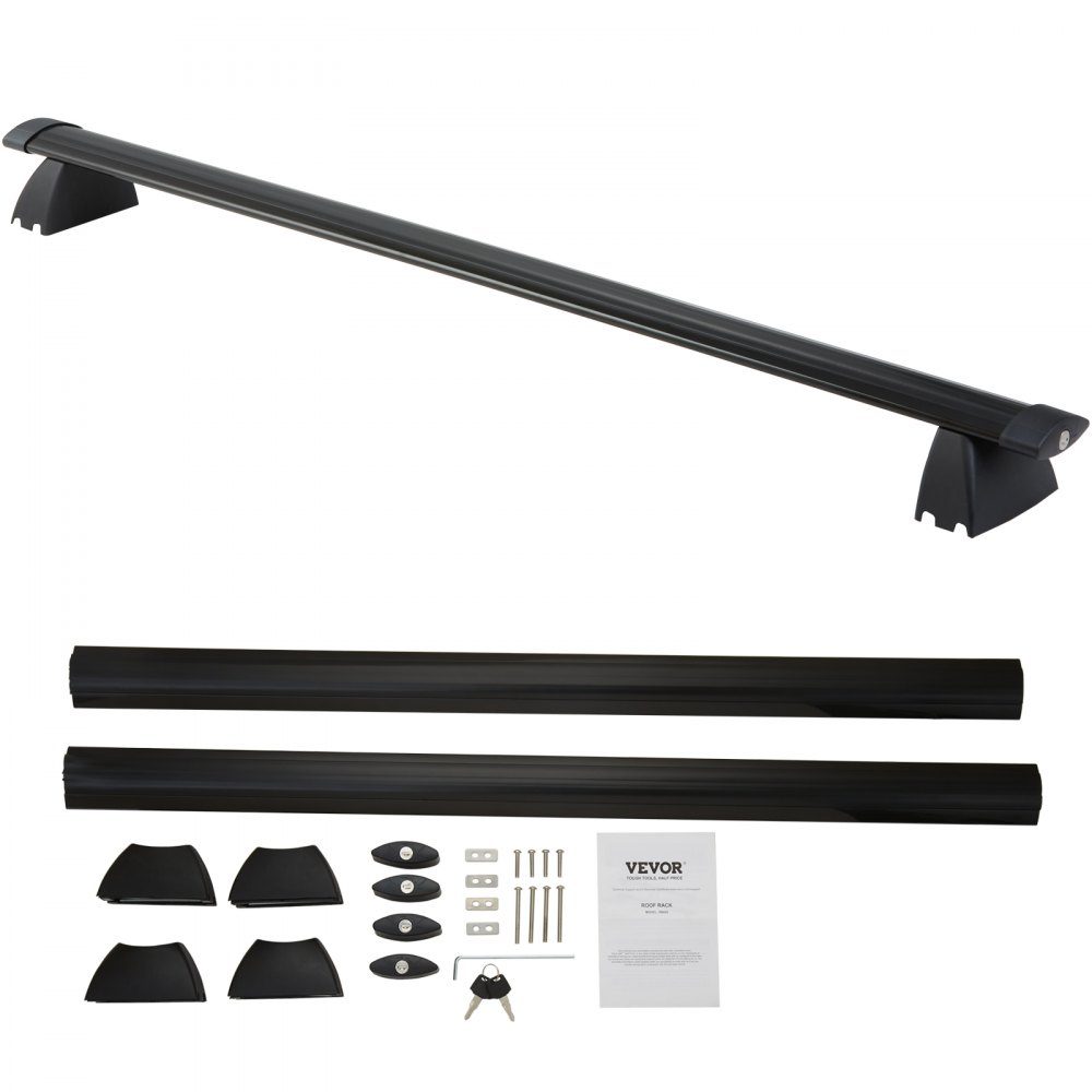 Black Roof Rack Cross Bars Compatible with Jeep Grand Cherokee 2011-2021 with Grooved Side Rails 90kg Load Capacity Aluminum Cross Bars with Locks for Roof Racks etc