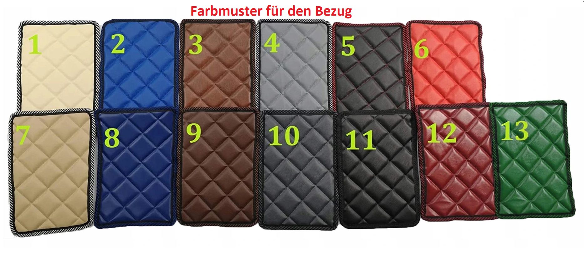 Handmade Mercedes Actros ab MP4 Fußmatten Teppich komplett Set
