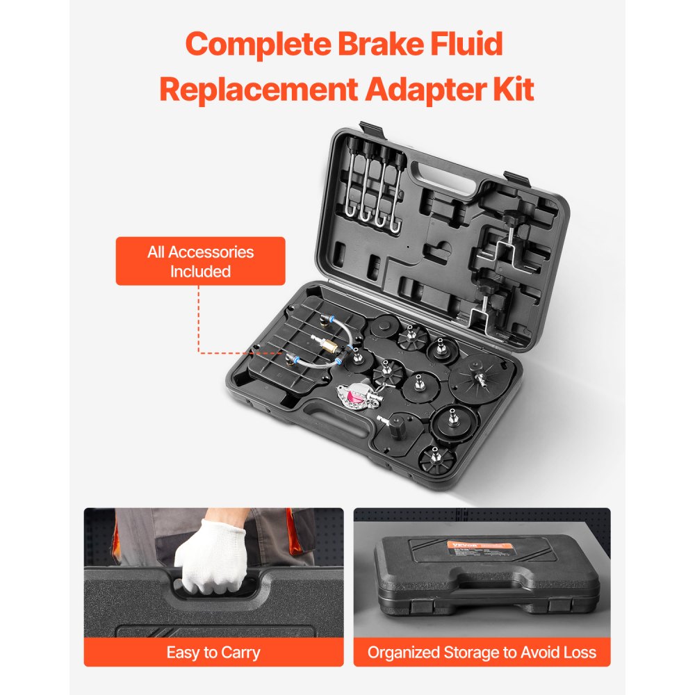 Brake Master-Entlüfter-Set 12-teilig. Professionelles Bremsenentlüftungsadapter-Set mit Komplettset und Griff, langlebiger Bremsenentlüftungsadapter zum Einfüllen der Bremsflüssigkeit Brake Master-Entlüfter-Set 12-teilig. Professionelles Bremsenentlüftungsadapter-Set mit Komplettset und Griff, langlebiger Bremsenentlüftungsadapter zum Einfüllen der Bremsflüssigkeit