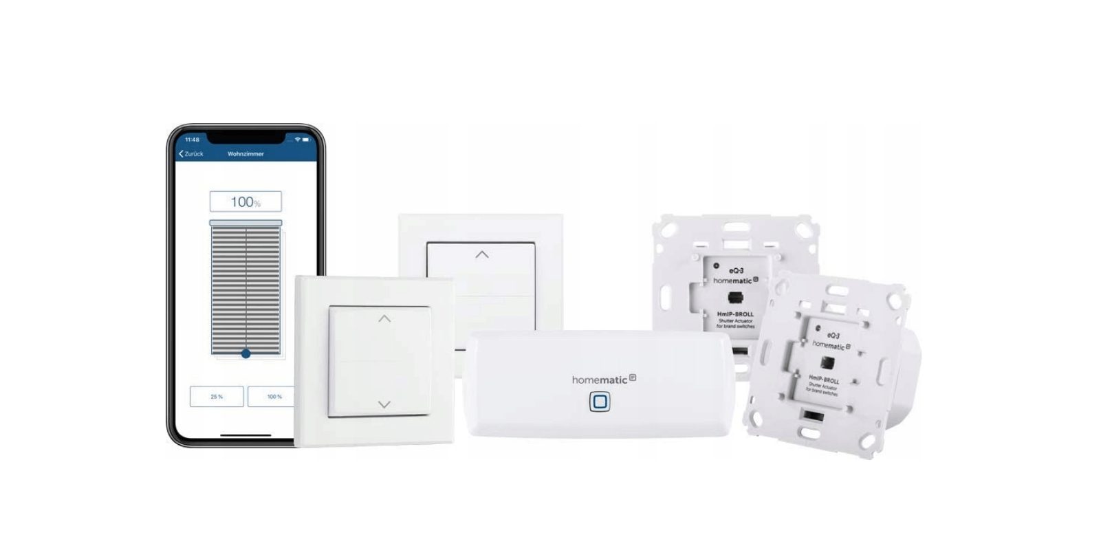 Homematic IP Starterset Beschattung HmIp-Broll System