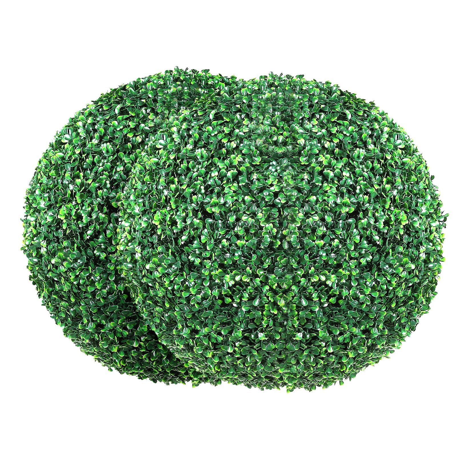 2x Buchsbaumkugel Künstlich Ø40,6cm Garten Deko Buchsbaum Kugel künstlich Buchskugel Kunstpflanze aus PE, Holz, PP inkl. 4 Stk. Dekorative Schmetterlinge und 10 Stk. Ersatzblätter 2x Buchsbaumkugel Künstlich Ø40,6cm Garten Deko Buchsbaum Kugel künstlich Buchskugel Kunstpflanze aus PE, Holz, PP inkl. 4 Stk. Dekorative Schmetterlinge und 10 Stk. Ersatzblätter