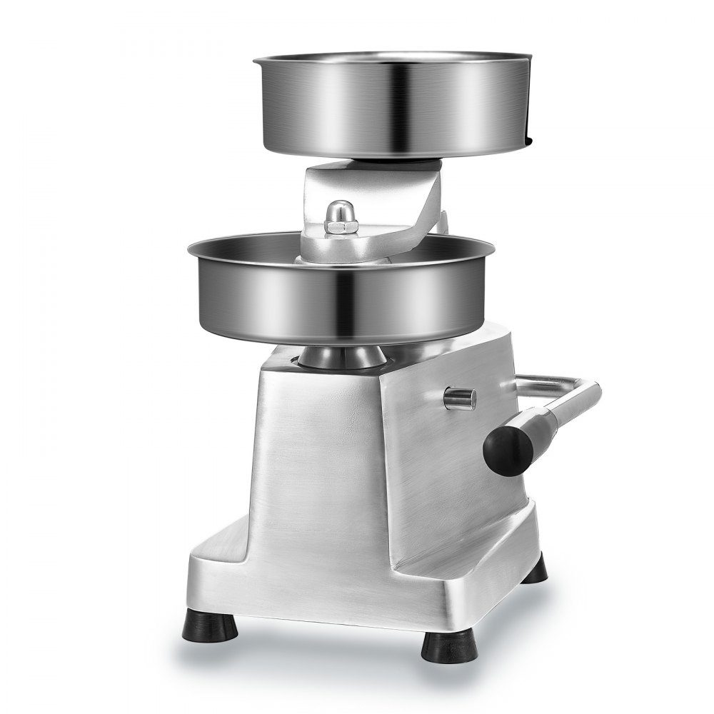 Kommerzieller Burger-Patty-Maker, 150 mm/6 Zoll Hamburger-Rindfleisch-Patty-Maker, robuste, lebensmittelechte Edelstahlschüssel-Burgerpresse, Küchenfleischformmaschine mit 1000 Stück Patty Papi