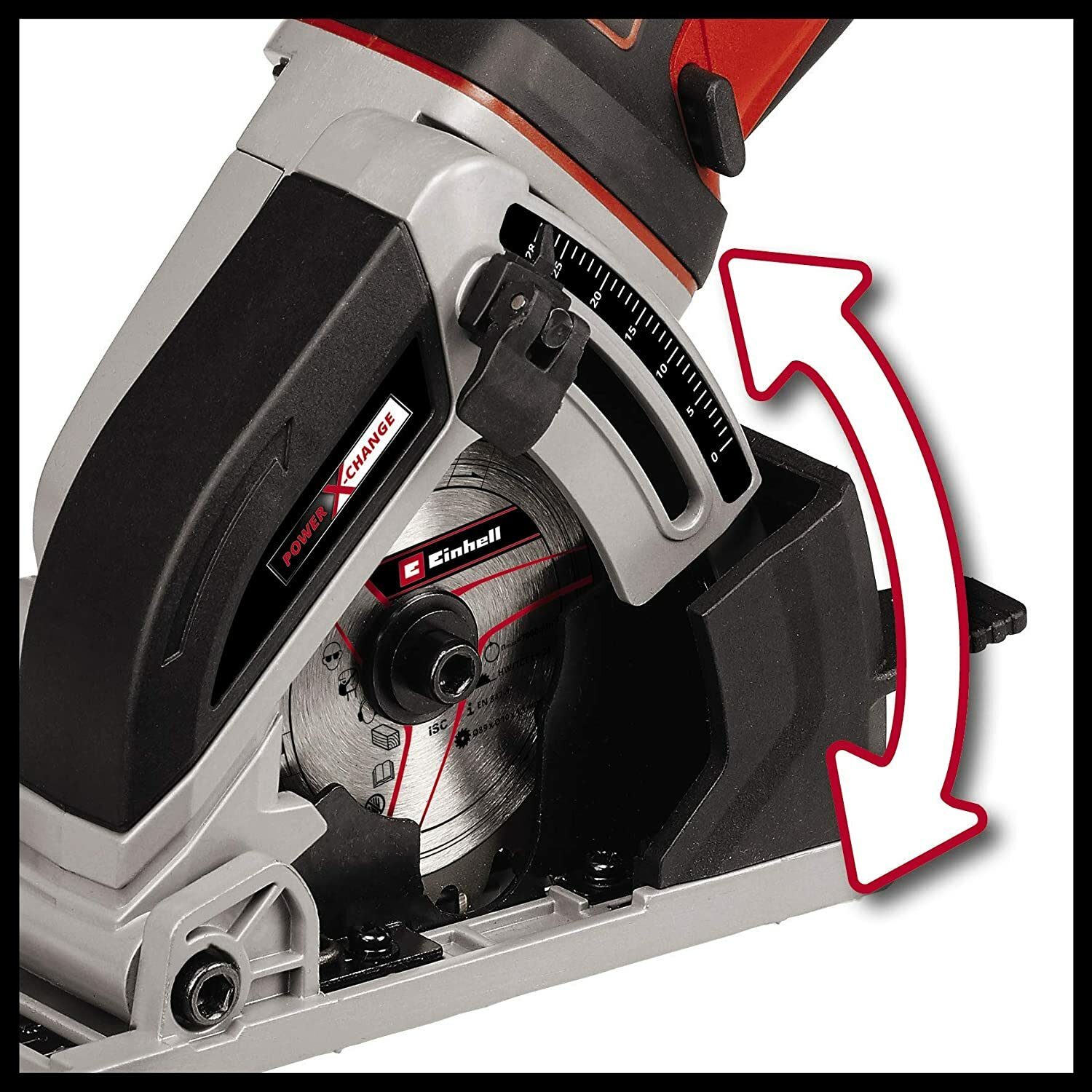 Mini scie circulaire sans fil Einhell TE-CS 18/89 Li-Solo Power