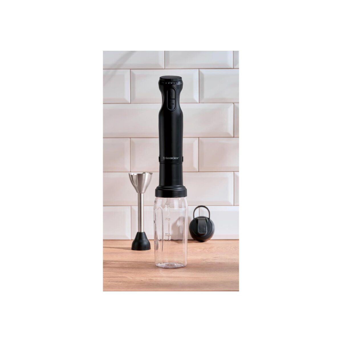SILVERCREST® Stabmixer Kunststoff mit Smoothiemakeraufsatz SSSM 600