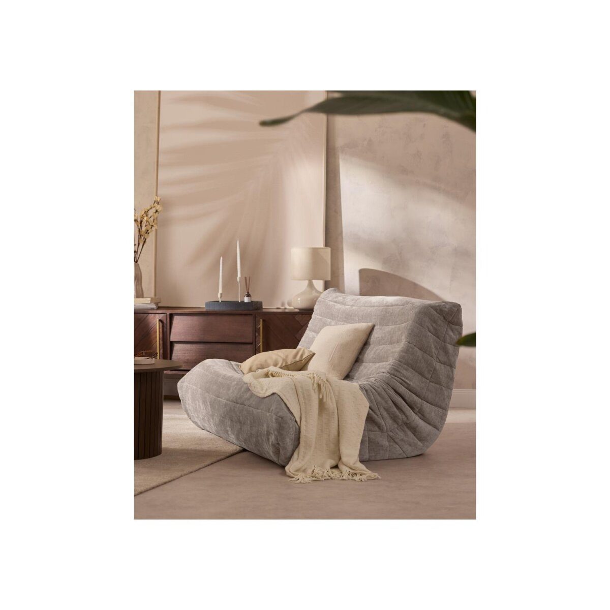 LIVARNO® Indoor 2-osobowa sofa wypoczynkowa, beżowa