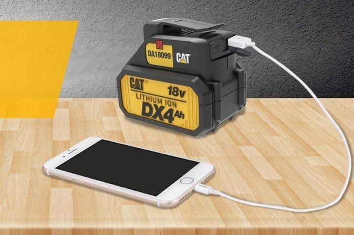 USB-CAT-Adapter DA18099 + Akku + Ladegerät