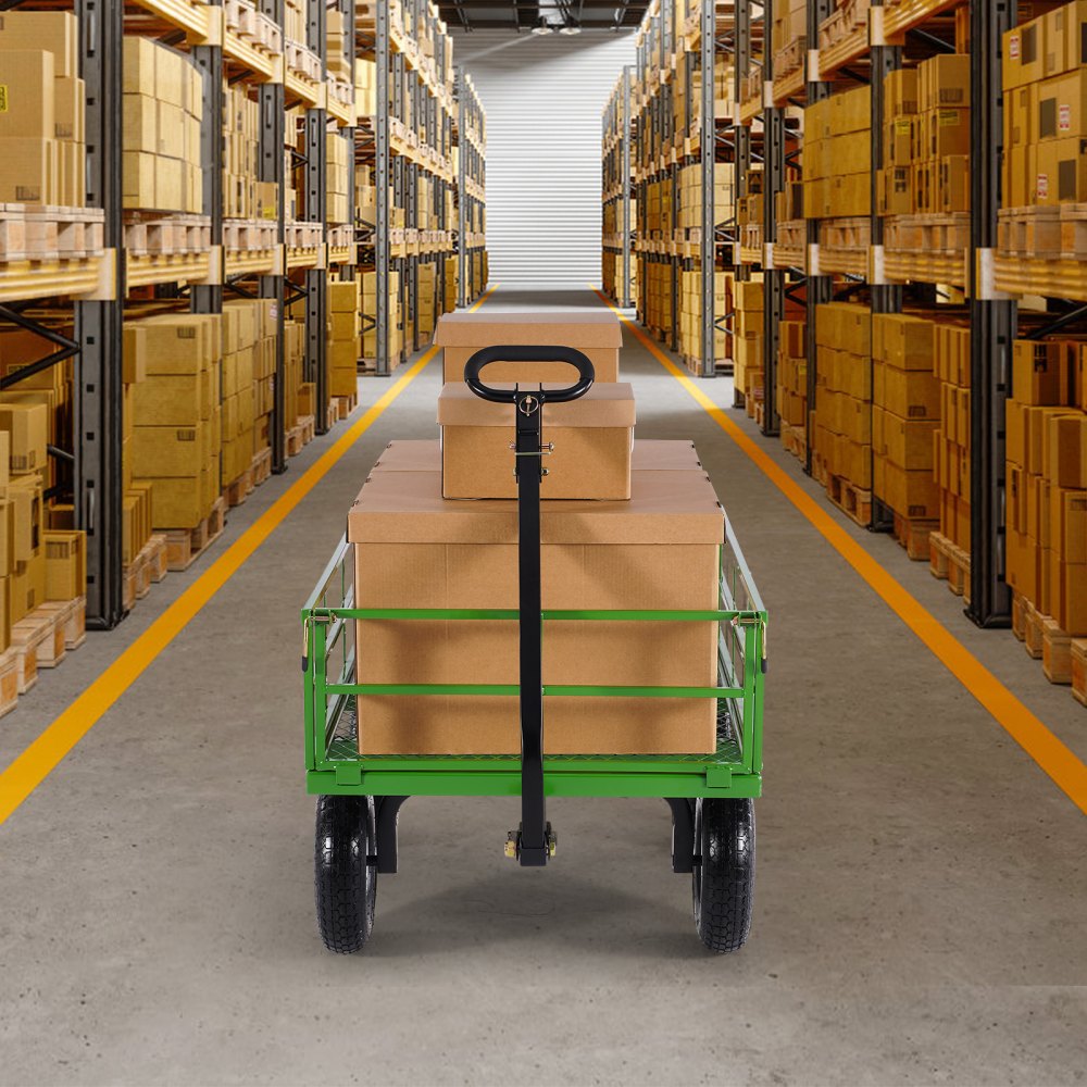 Bollerwagen 110x75x67 cm, Transportwagen, Gartenwagen, Gerätewagen, 2-in-1 Bollerwagen, mit All-Terrain-Reifen, abnehmbaren Seitenwänden aus Mesh-Material und 180° drehbarem Griff Bollerwagen 110x75x67 cm, Transportwagen, Gartenwagen, Gerätewagen, 2-in-1 Bollerwagen, mit All-Terrain-Reifen, abnehmbaren Seitenwänden aus Mesh-Material und 180° drehbarem Griff