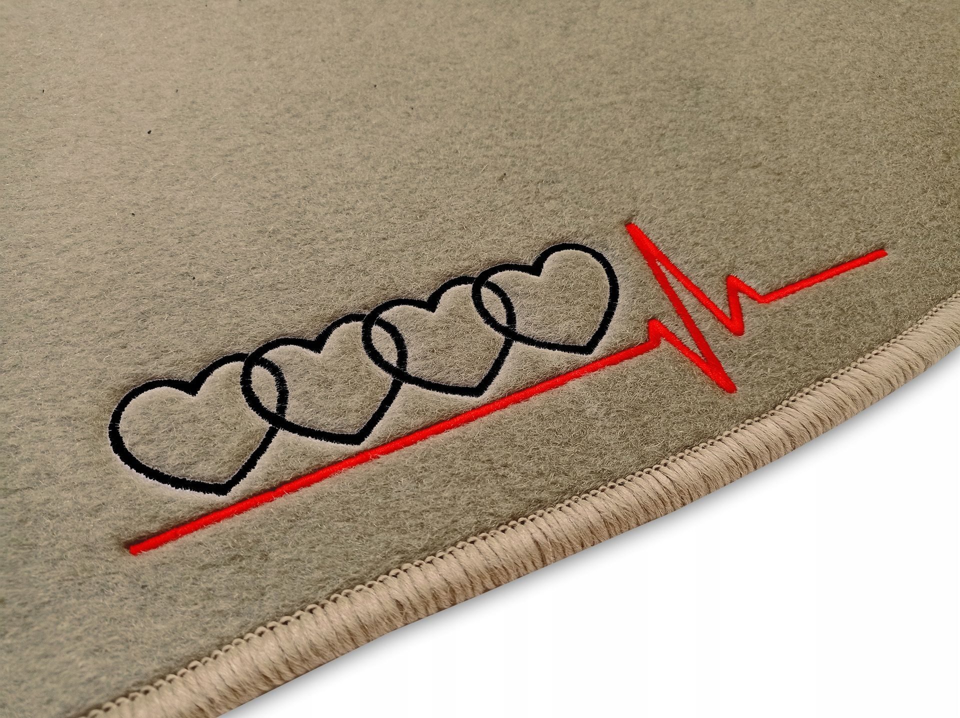 Handmade velor mats floor mats SET for AUDI model selection + EMBROIDERY