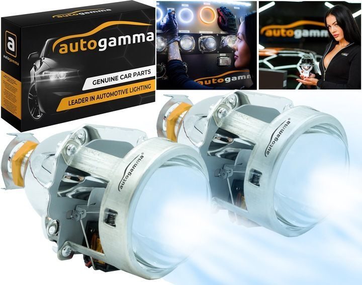 Bi-LED metal projector lenses H1 6000K 2.5 inch headlight upgrade conversion kit