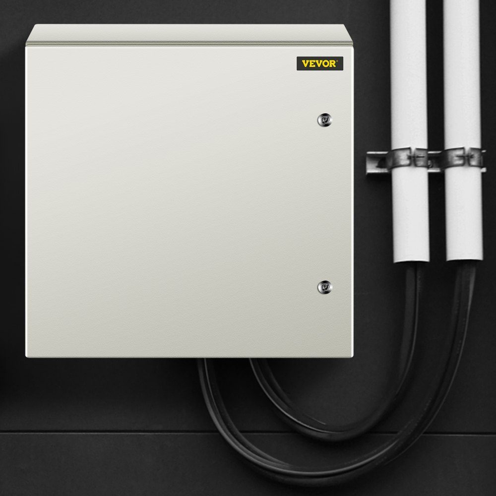 Carbon Steel Electrical Cabinet Distribution Cabinet Industrial Enclosure 60x60x20cm Switch Box IP66 & NEMA Waterproof Junction Box Electrical Box Ideal for Factories, Construction Sites, Shopping Malls etc