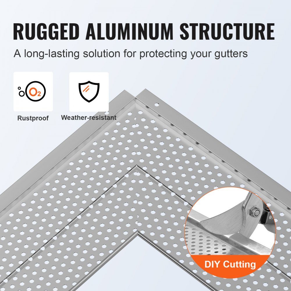 Gutter Guard 5" Wide 60m Long Mesh Cover Leaf Guard