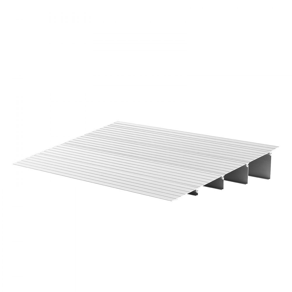 Rampe de seuil de porte 550 x 865 x 115 mm Rampe de fauteuil roulant en alliage d'aluminium avec capacité de charge de 360 ​​kg Rampe de trottoir pour escaliers de maison pour fauteuils roulants, scooters, marcheurs, vélos, tricycles