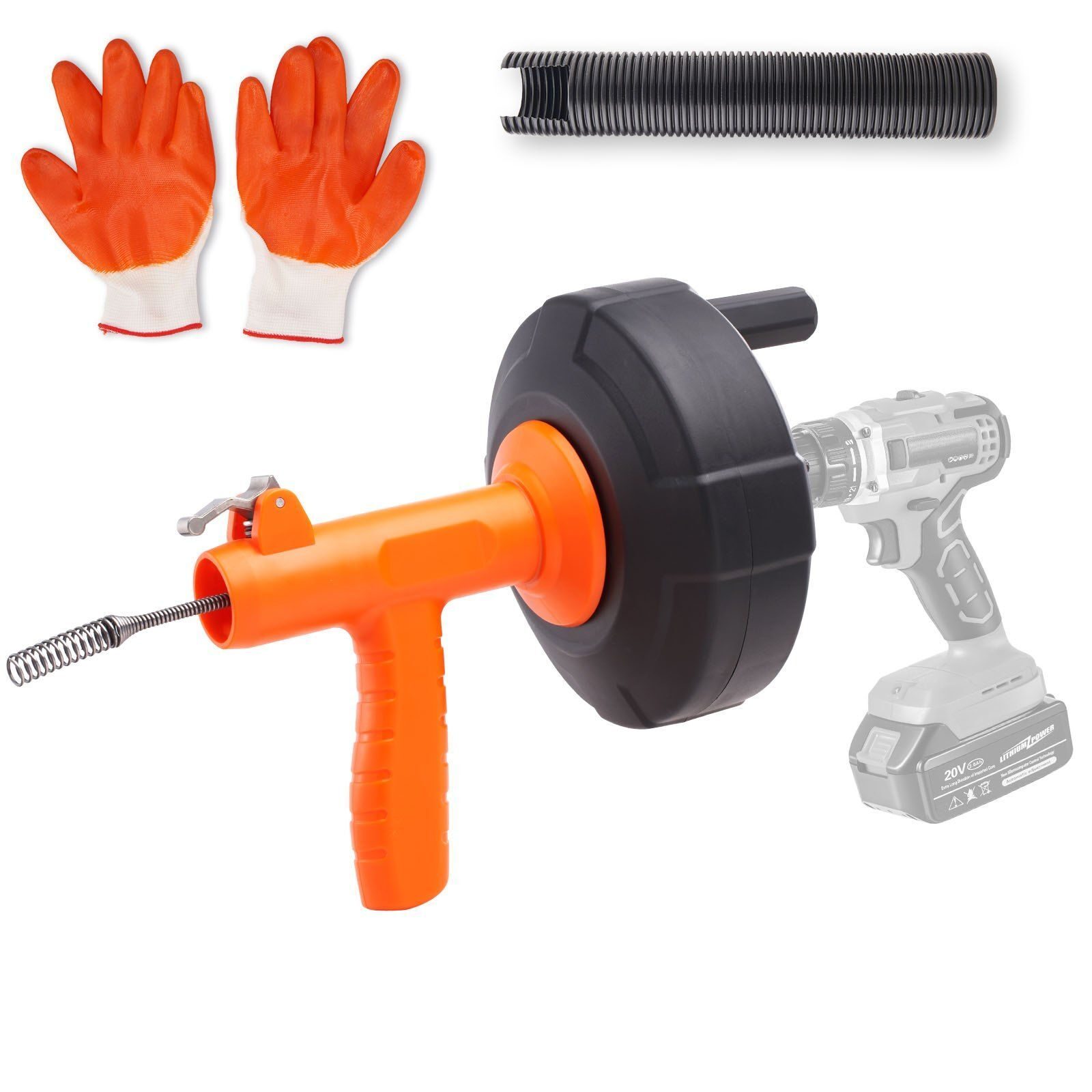 Machine de nettoyage de tuyaux artisanale, nettoyeur de tuyaux, spirale de nettoyage de tuyaux, nettoyeur de canalisations, machine de nettoyage de canalisations, outils de nettoyage