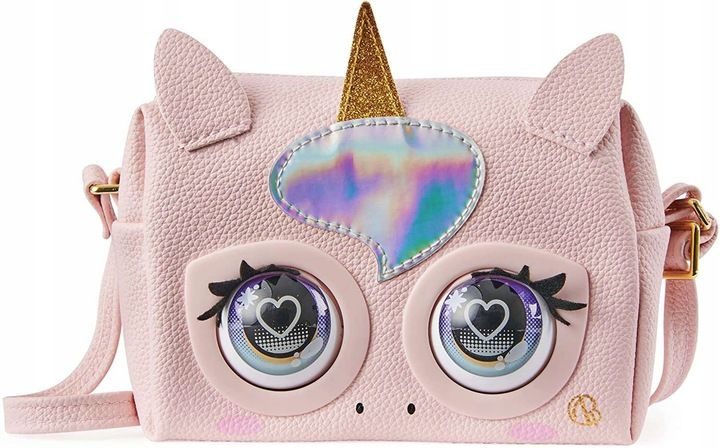 GELDBÖRSE HAUSTIERE GLAMICORN INTERAKTIVE TASCHE MIT AUGEN Handtasche Kinderspielzeug