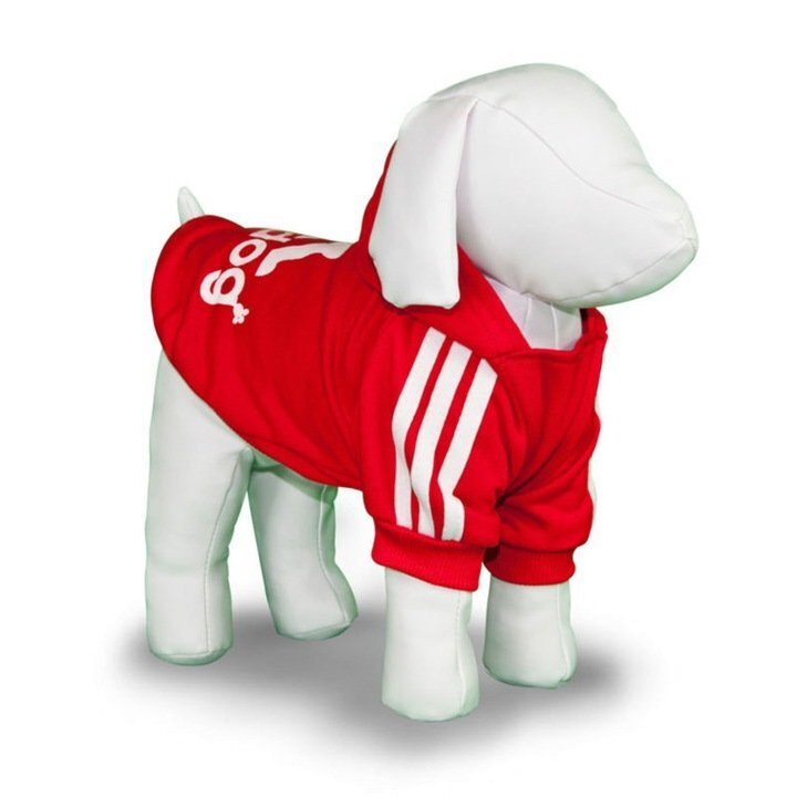 Adidog dog clothes, sweater, hooded jacket, outfit for dogs, puppies, color of your choice